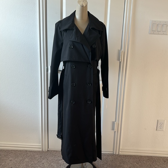 Bernardo black Trench Coat in M - Picture 2 of 11